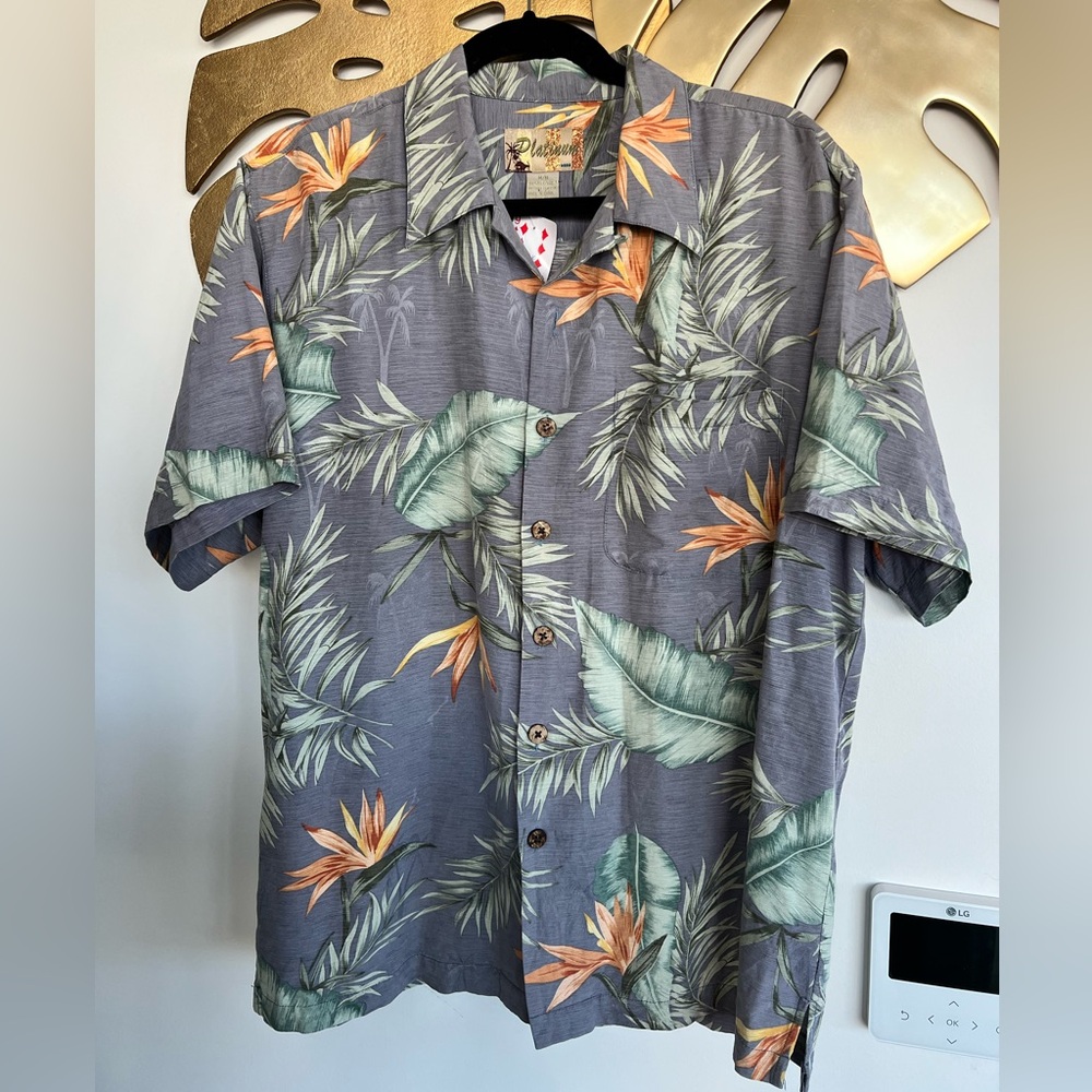 100% Silk Hawaiian shirt, Vintage